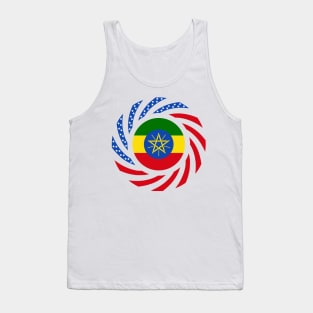 Ethiopian American Multinational Patriot Flag Tank Top